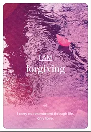 I am forgiving